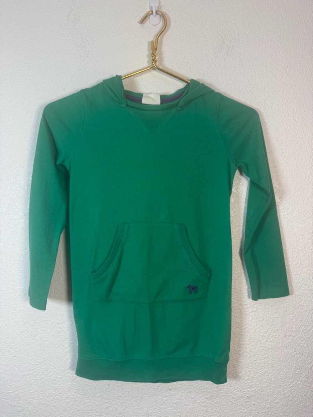 Mini Boden green hoodie 7-8 years